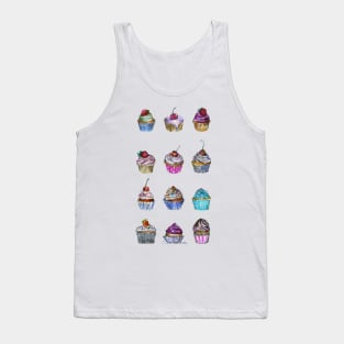 Cute Cupcakes Tank Top